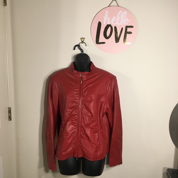 Wilsons Leather Jackets & Blazers - Red Wilson Leather Maxima Jacket